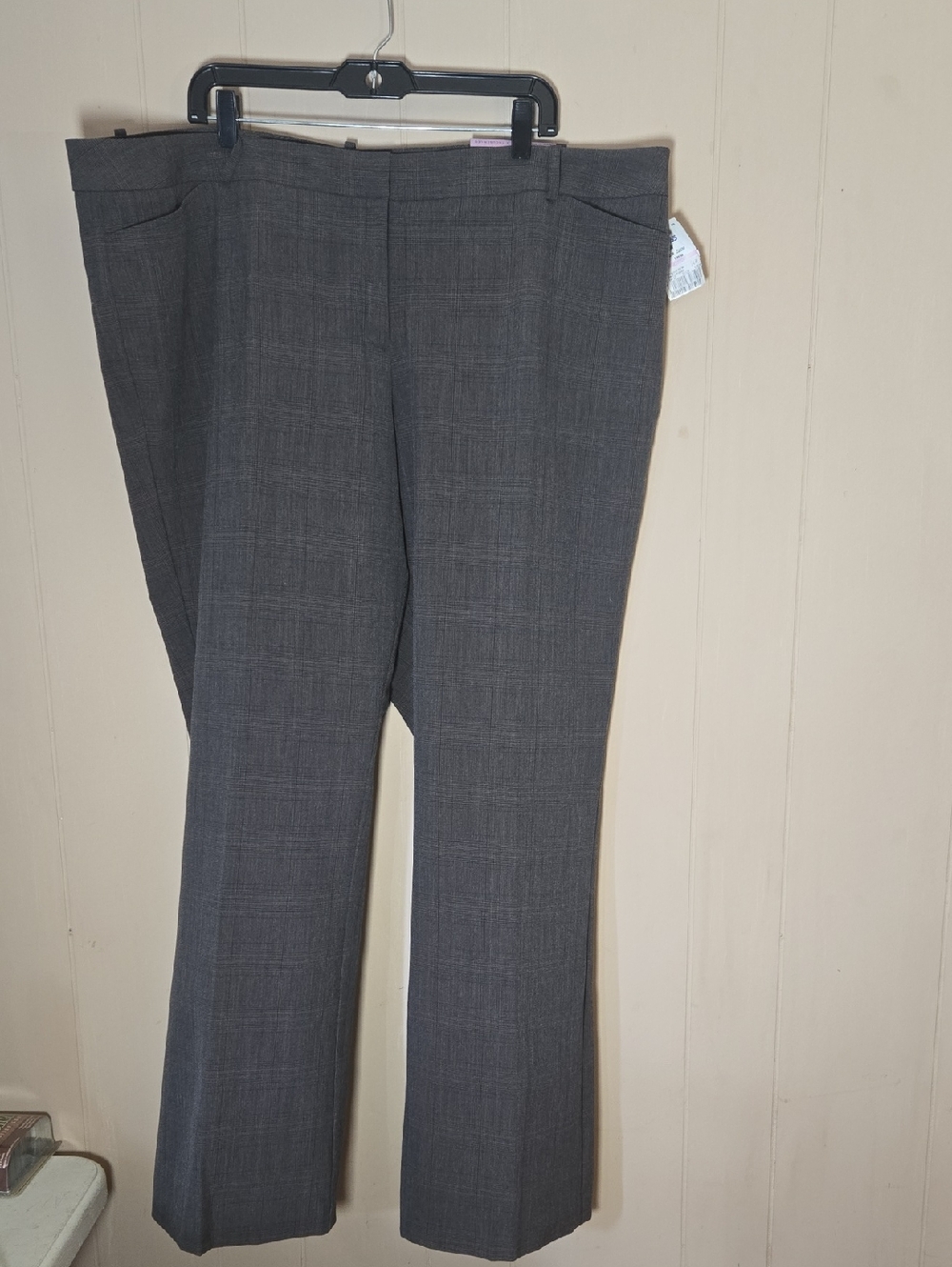 Worthington Charcoal Gray Women's Dress Trousers Wide Leg 24W NWT